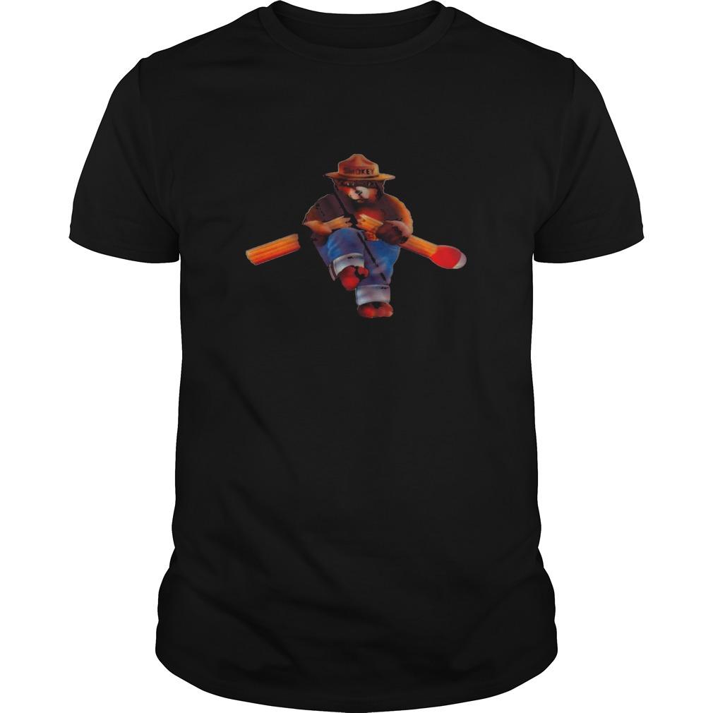 Vintage Smokey The Bear Match Break Classic T shirt