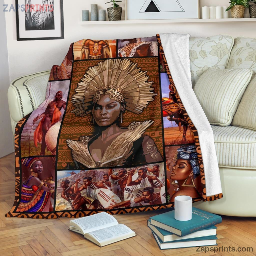 The Beauty Of African Culture – African Culture Ccvxxv Blanket – African Culture And Traditions Fleece Blanket