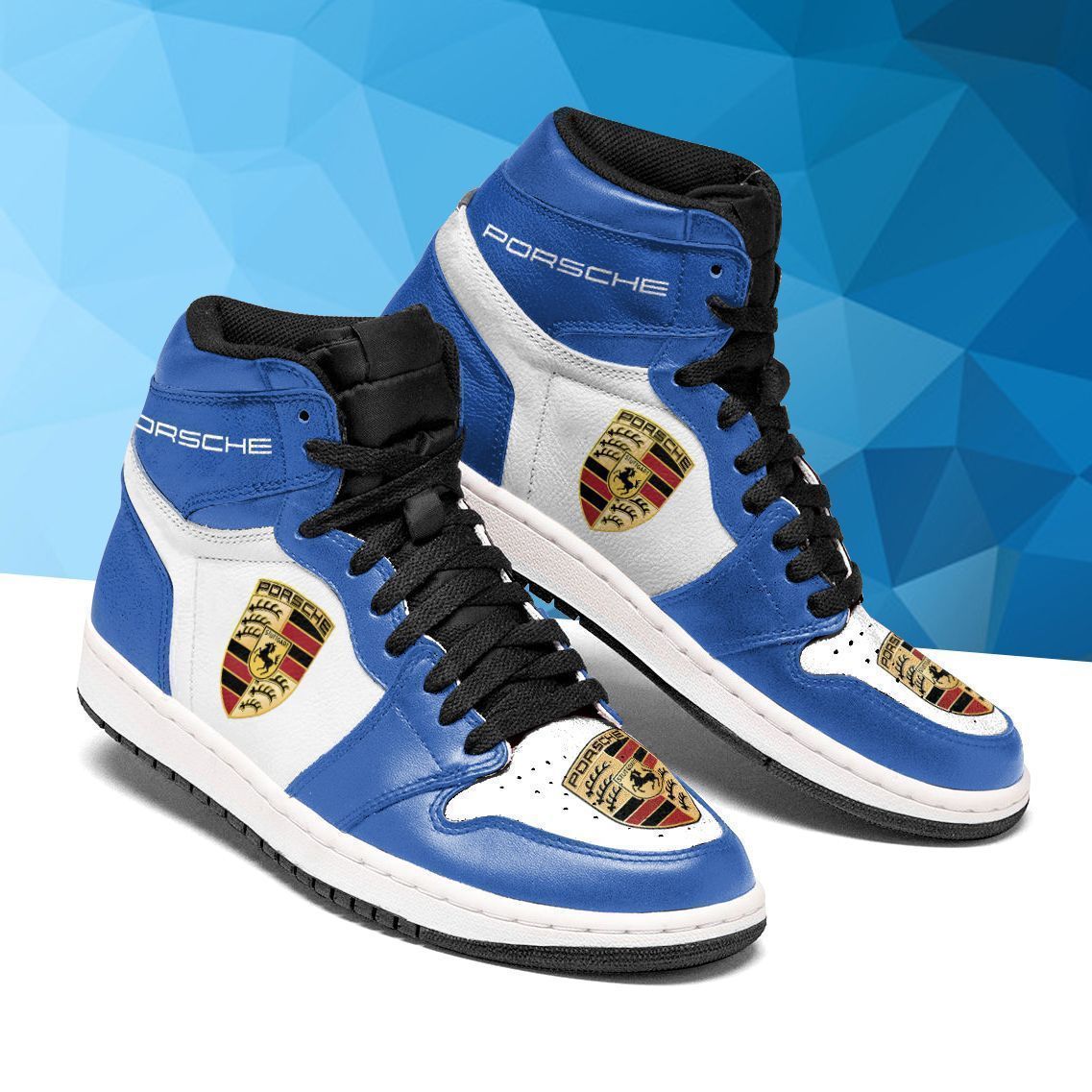 Porsche BDA JD High-top Shoes ver 1 (Blue)