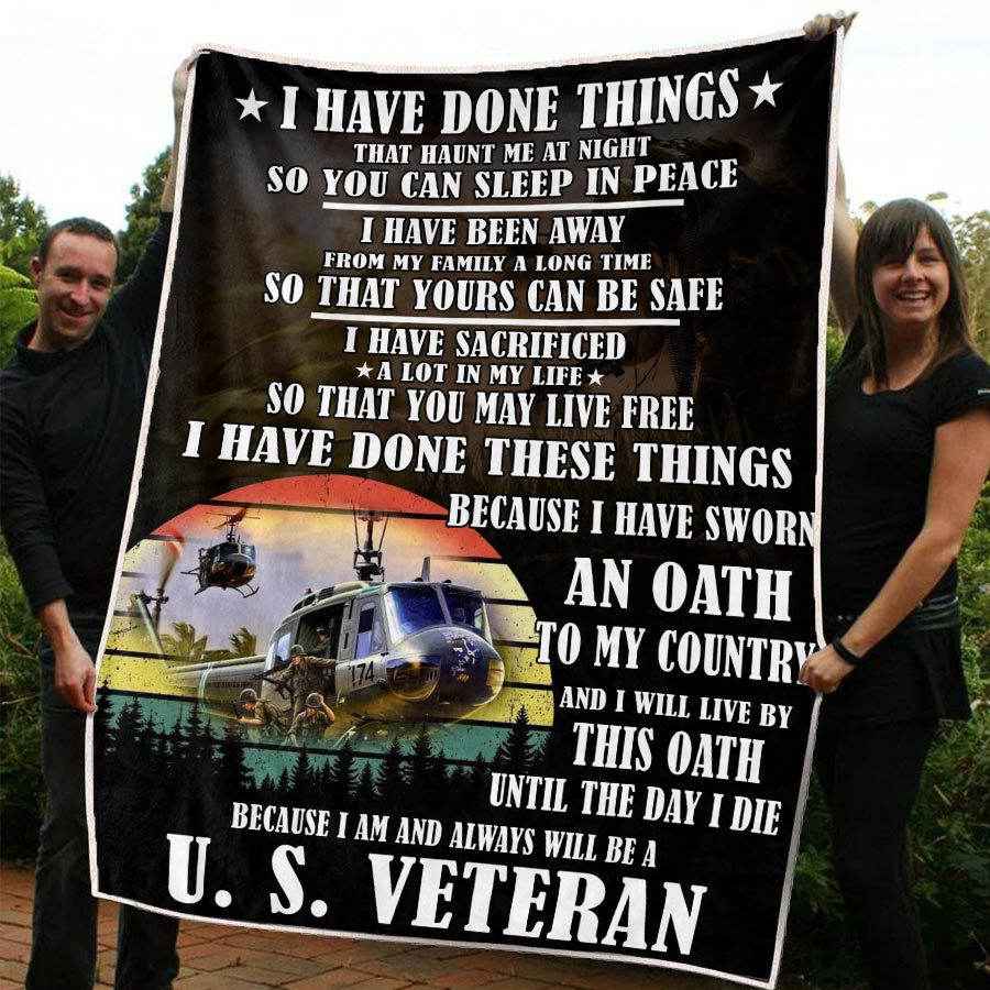 Armed Forces Army Navy Usmc Marine Air Forces Military Soldier Vva Vietnam  America Veteran Blanket