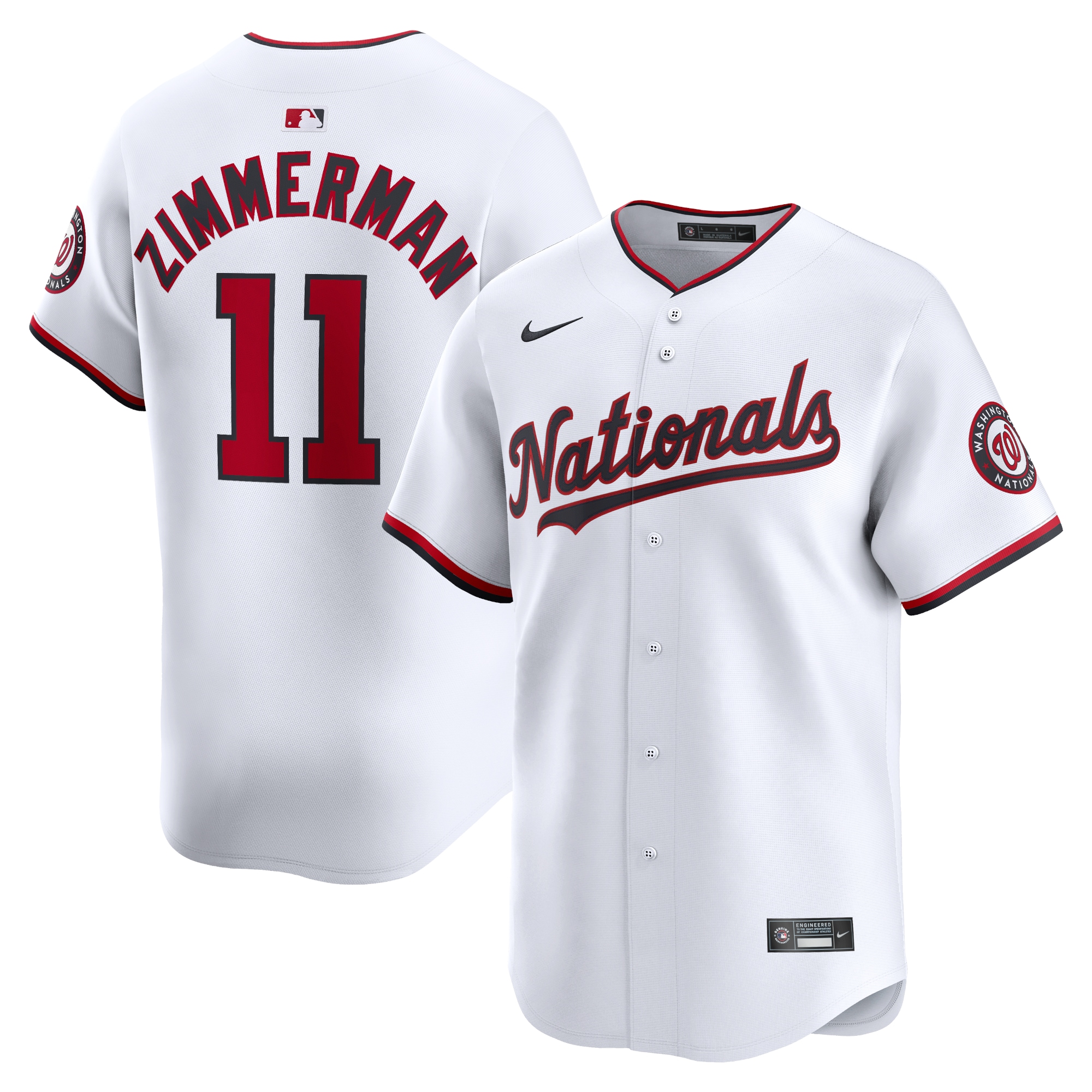 Ryan Zimmerman Washington Nationals Home Limited Player Jersey – White