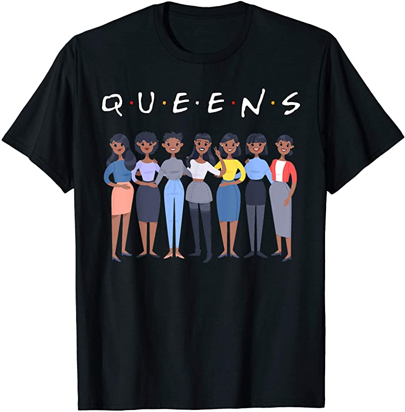 Black Queens Melanin African American Women T-Shirt