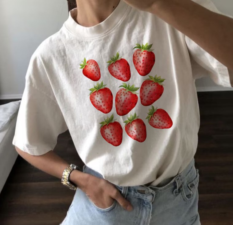 Strawberry Fruit Aesthetic Shirt Outfit