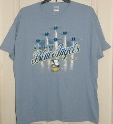 U S Navy Blue Angels Light Blue T-Shirt