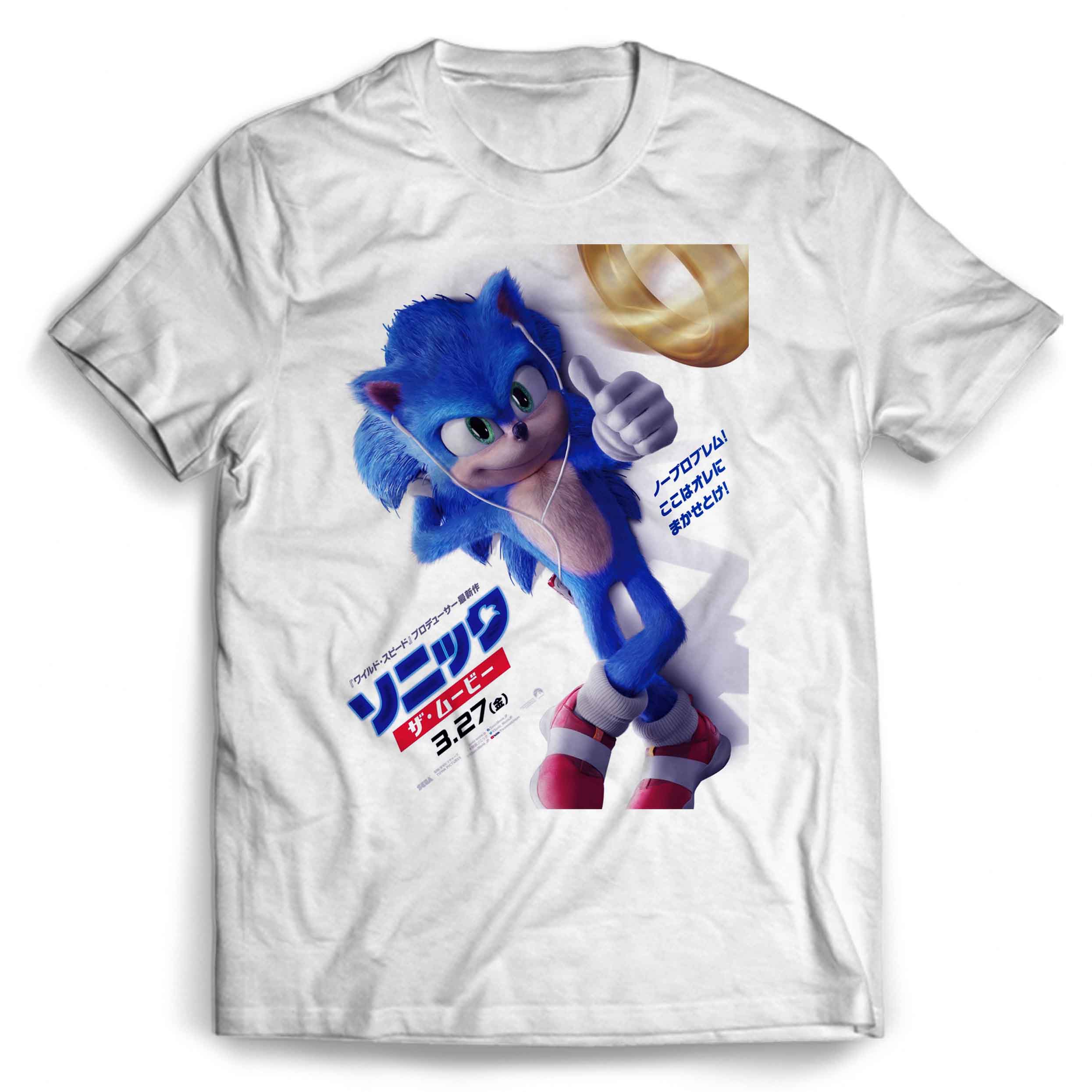 Sonic The Hedgehog Japan Version Man’S Tee T-Shirt