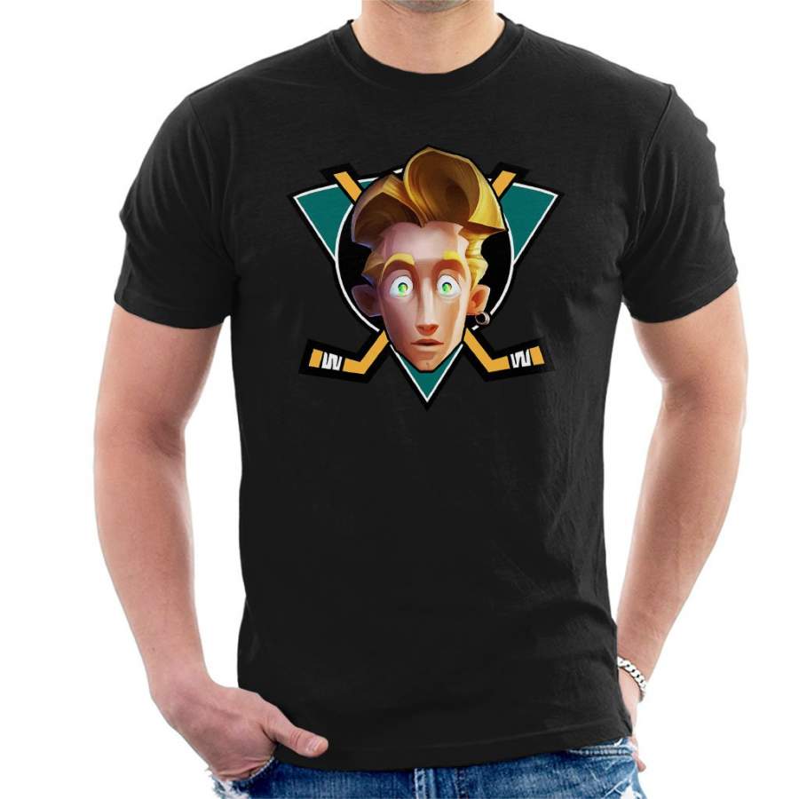 Mighty Ducks Monkey Island Guybrush Men’s T-Shirt