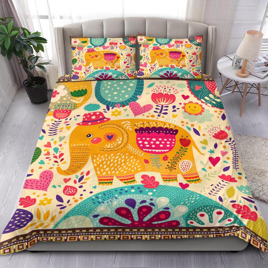 Fandomgift Elephant Art Bedding  Duvet Cover And Pillowcase Set