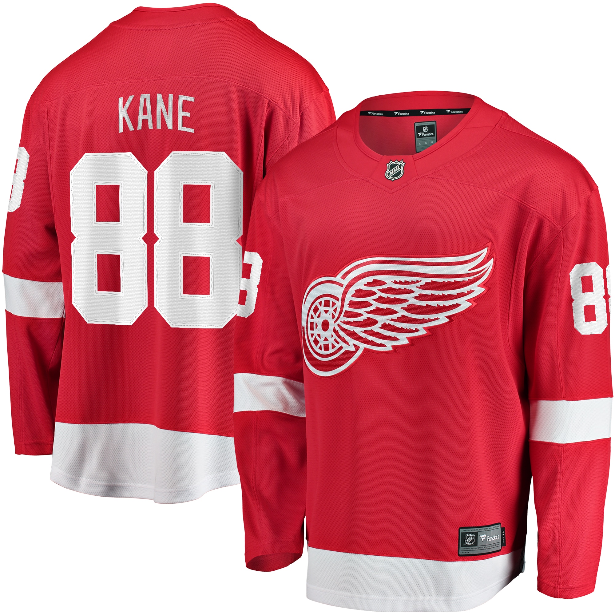 Patrick Kane Detroit Red Wings Branded Home Breakaway Player Jersey – Red