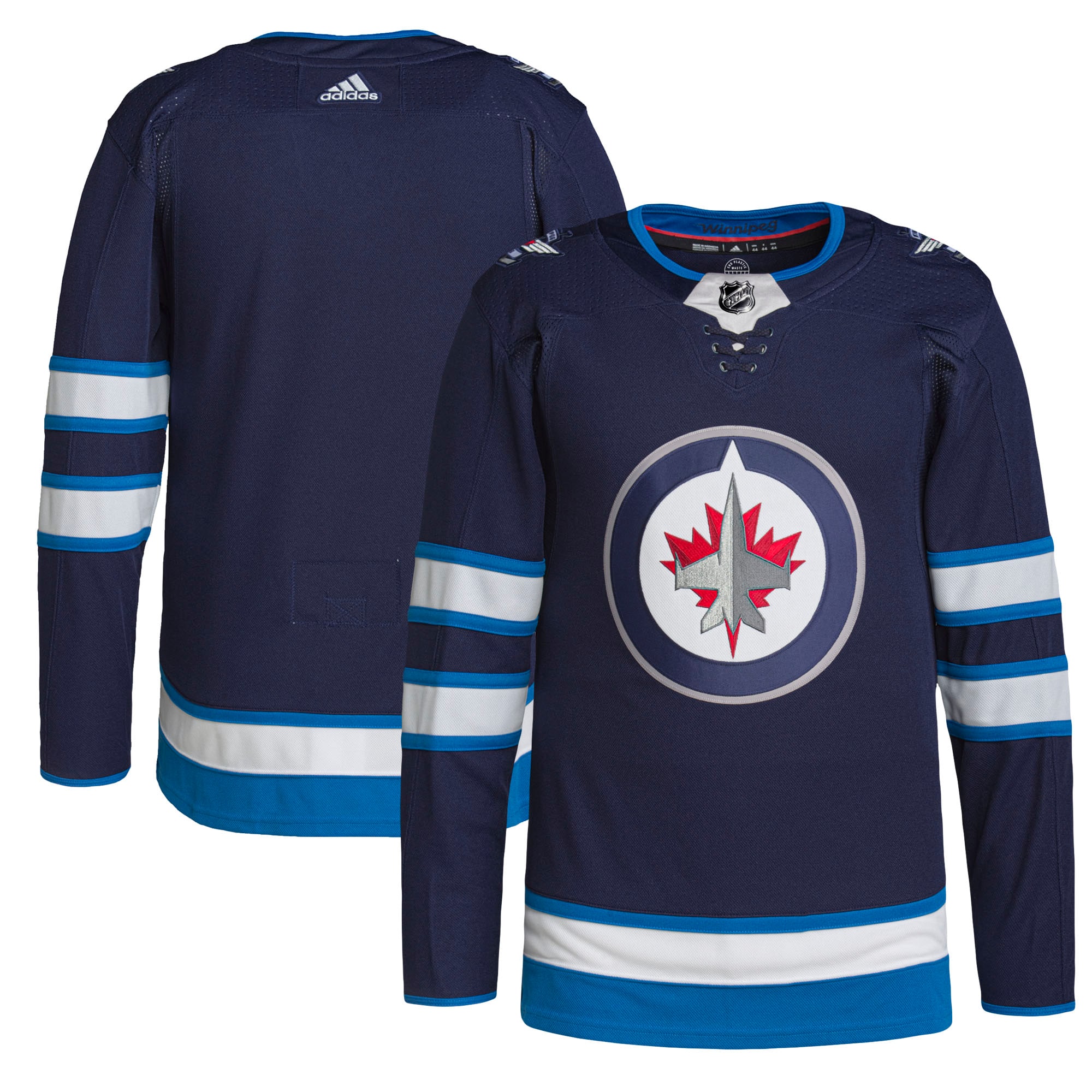 Winnipeg Jets Home Authentic Jersey – Navy