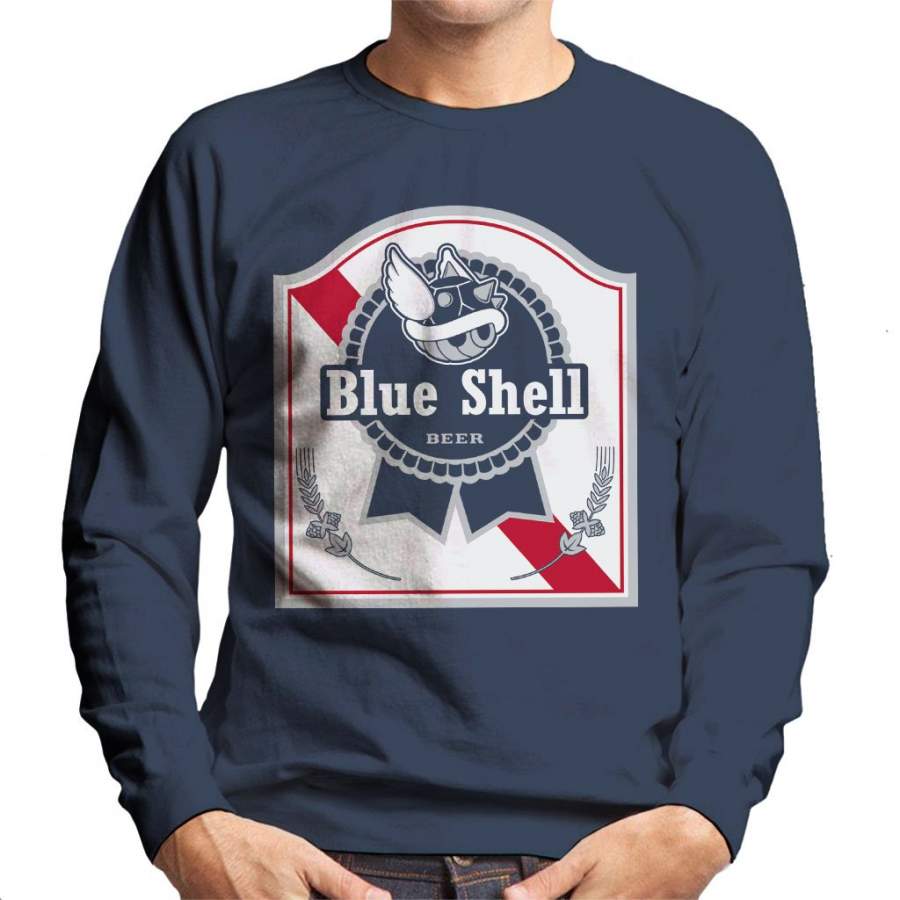 Super Mario Blue Shell Beer Men’s Sweatshirt