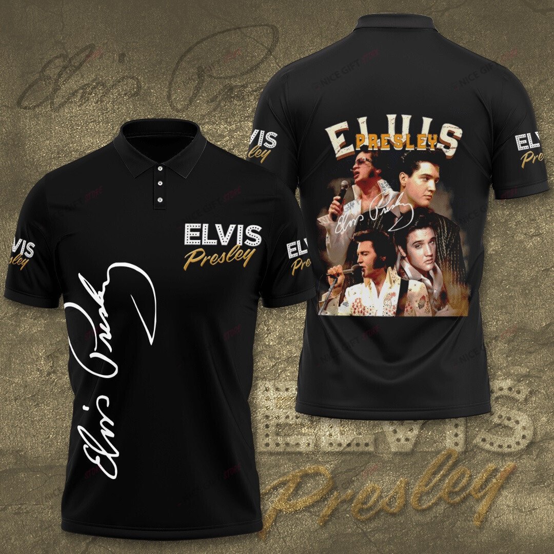 Elvis Presley Polo Shirt 3D 3Ps-O6D8