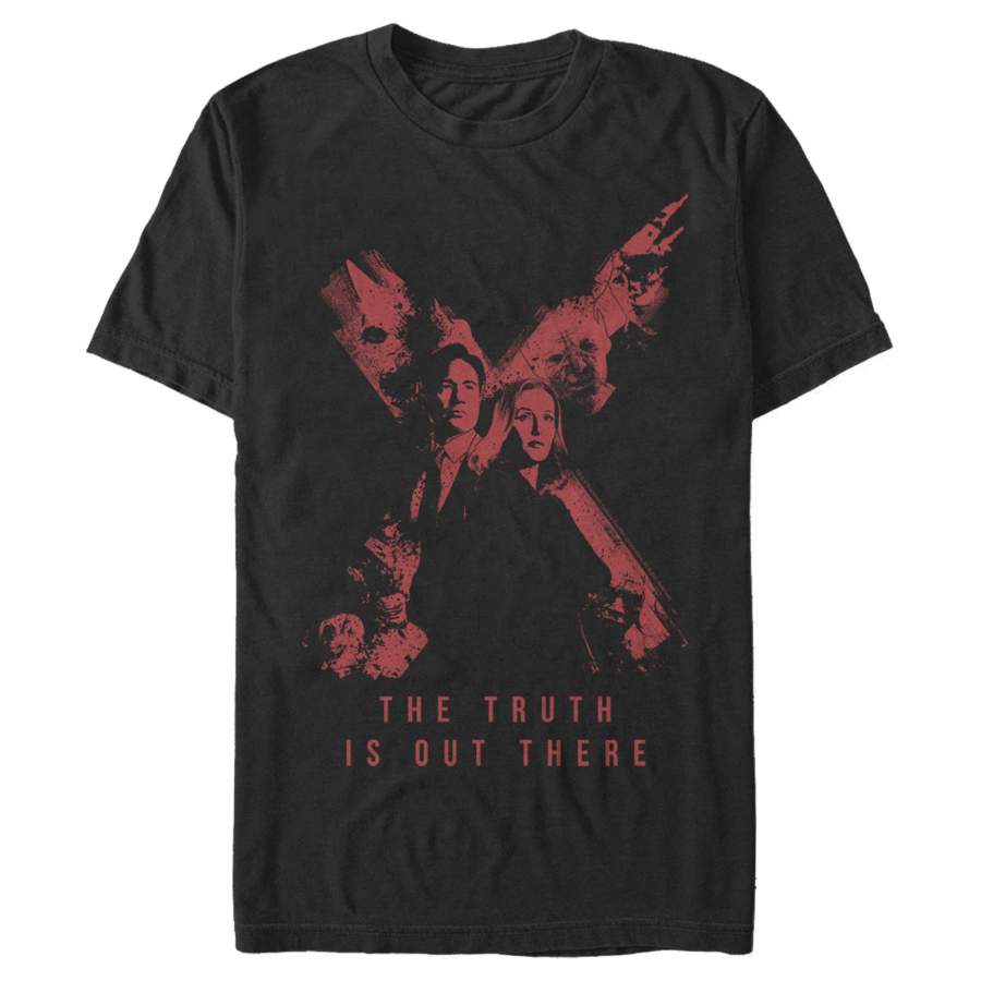 The X-Files Men’s Truth Out There Collage  T Shirt