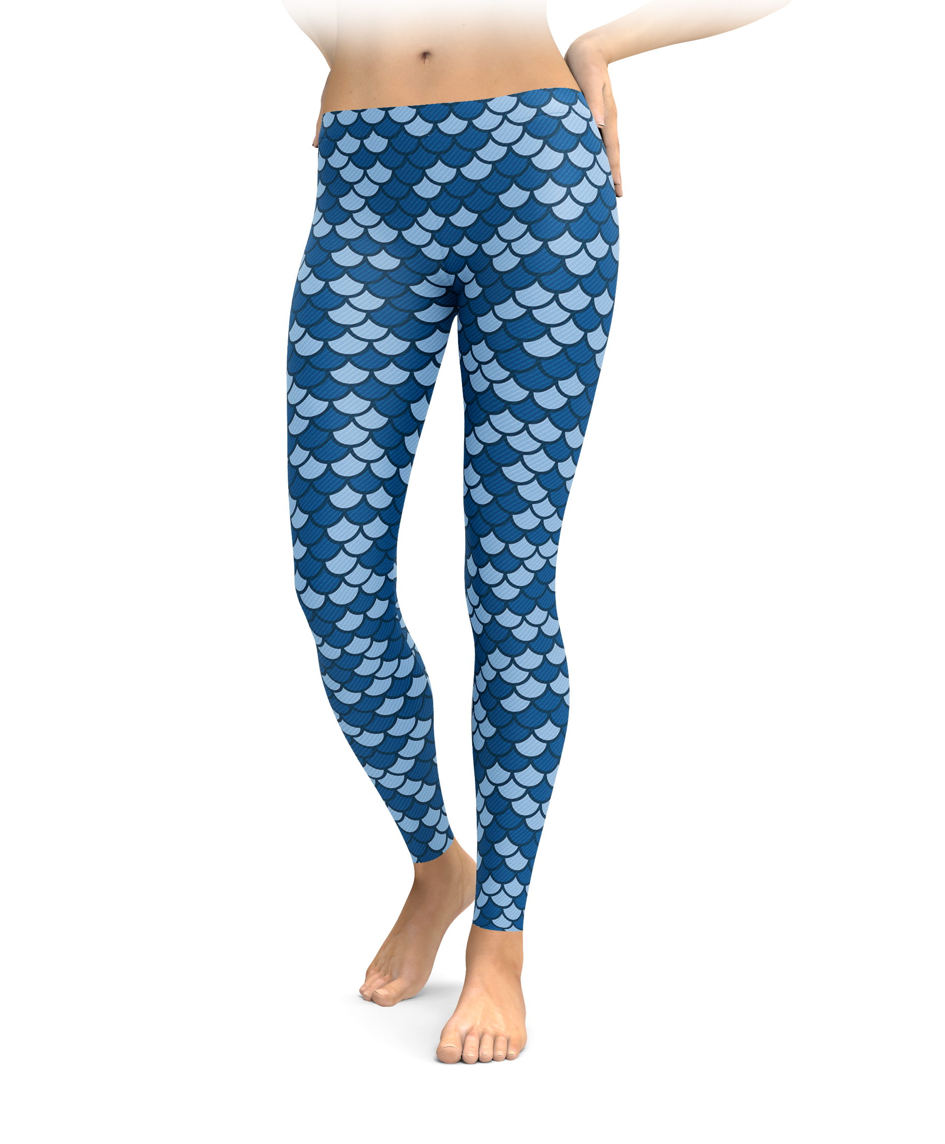 Kansas City Mermaid Scale Leggings