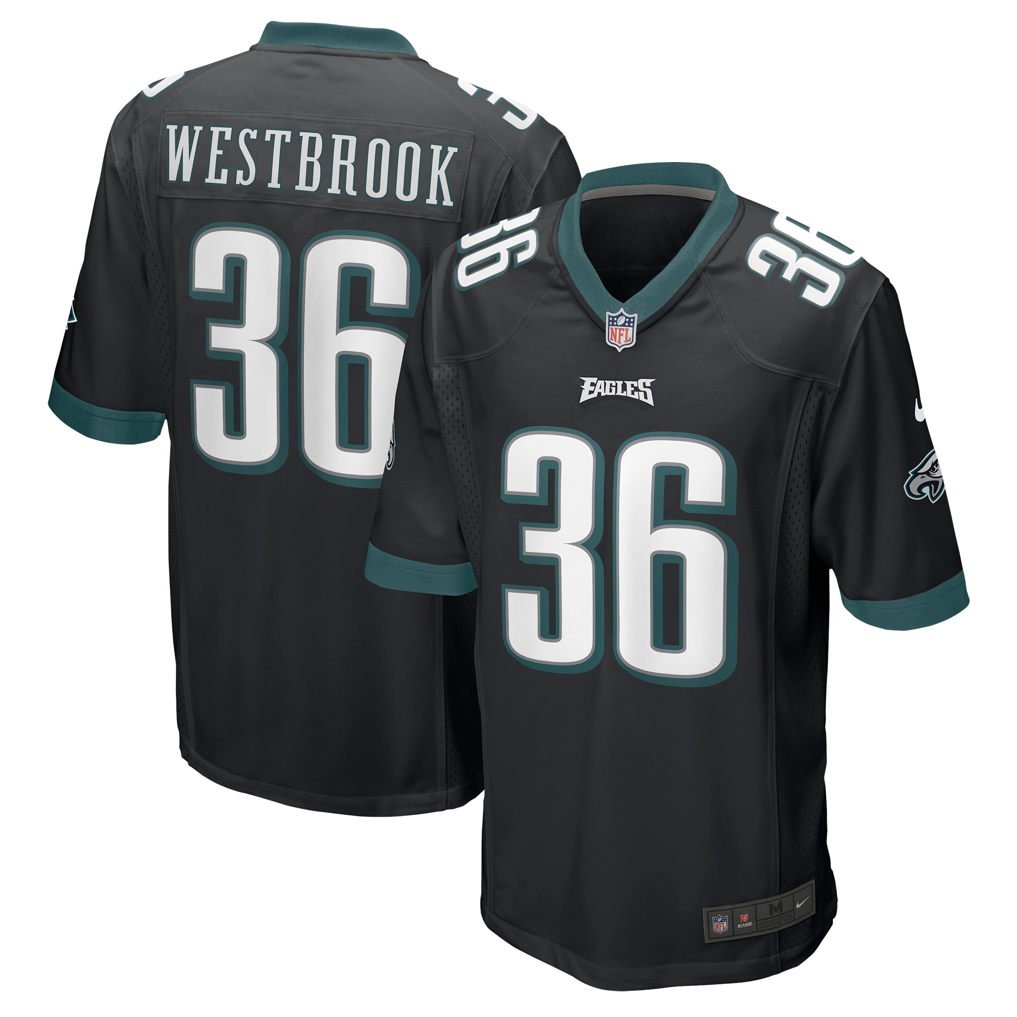 Brian Westbrook Philadelphia Eagles Retired Player Alternate Game Jersey – Black