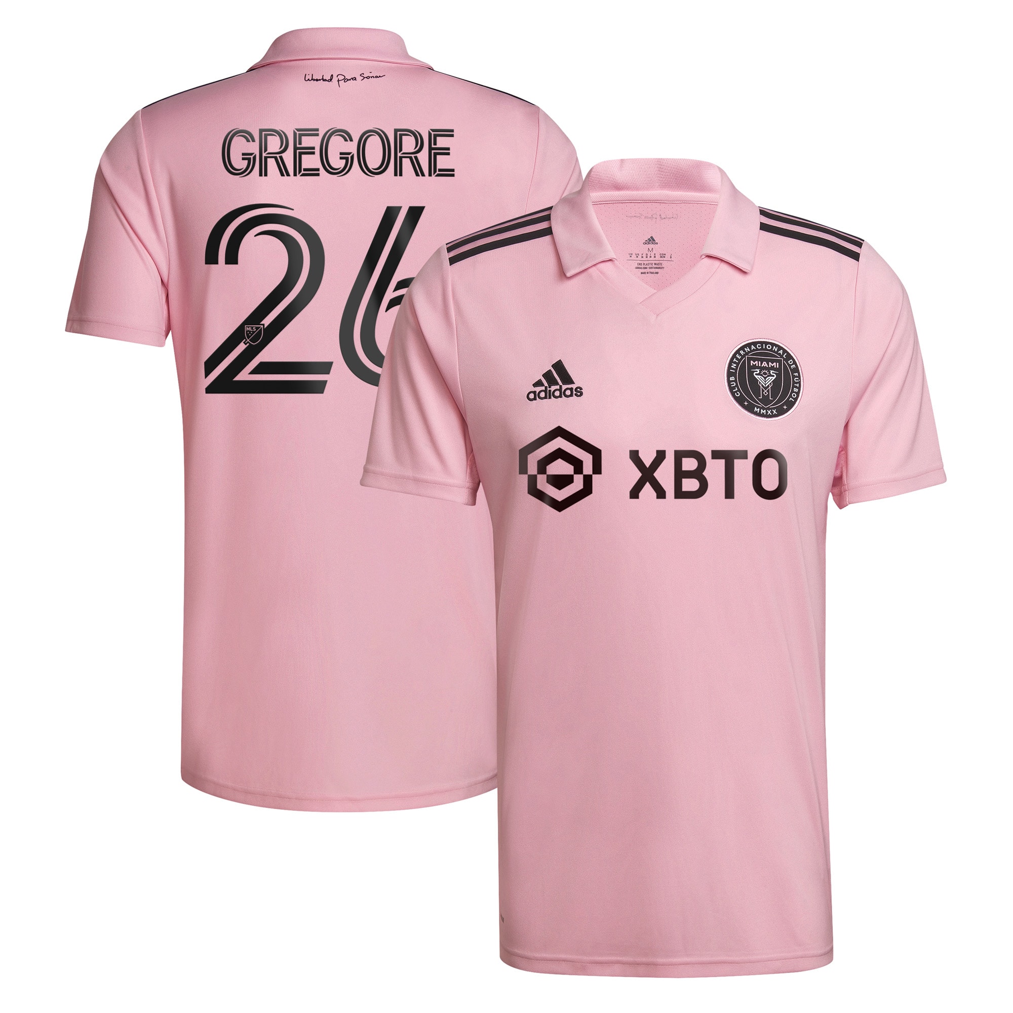 Gregore Inter Miami CF 2022 The Heart Beat Kit Replica Team Player Jersey – Pink