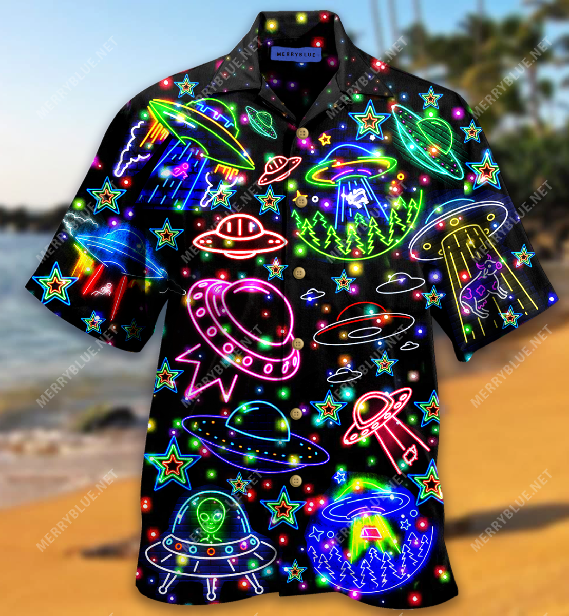 Ufo I Hope Aliens Believe In Me Unisex Hawaiian Shirt