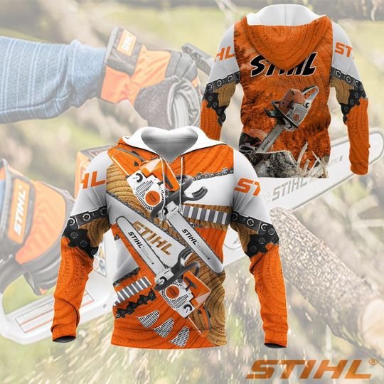 Stihl 3D All Over Printed Shirt, Hoodie