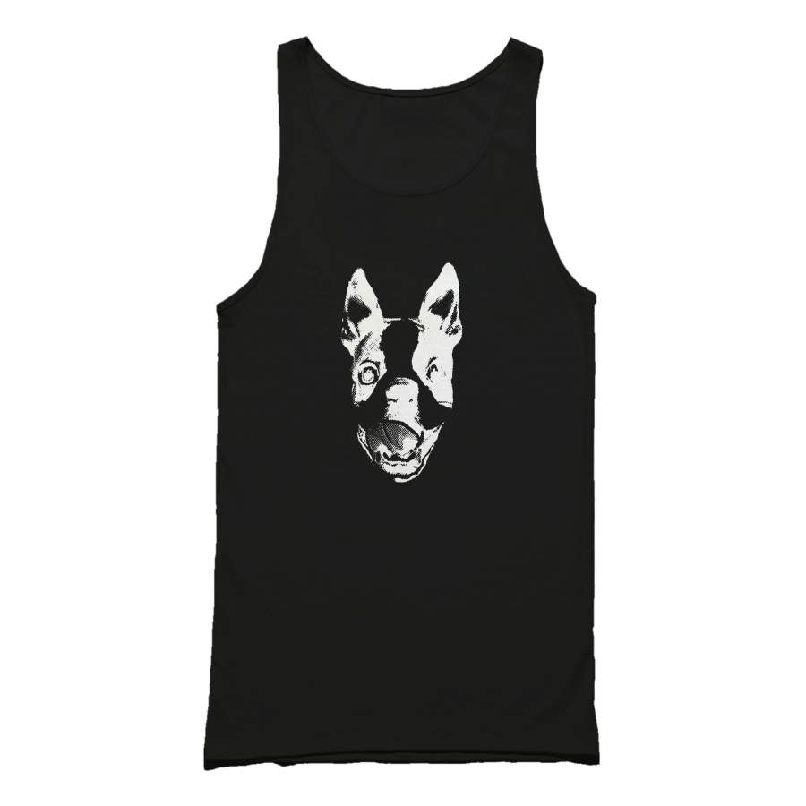 Boston Terrier Puppy Graphic Dog Clevotine Tank Top