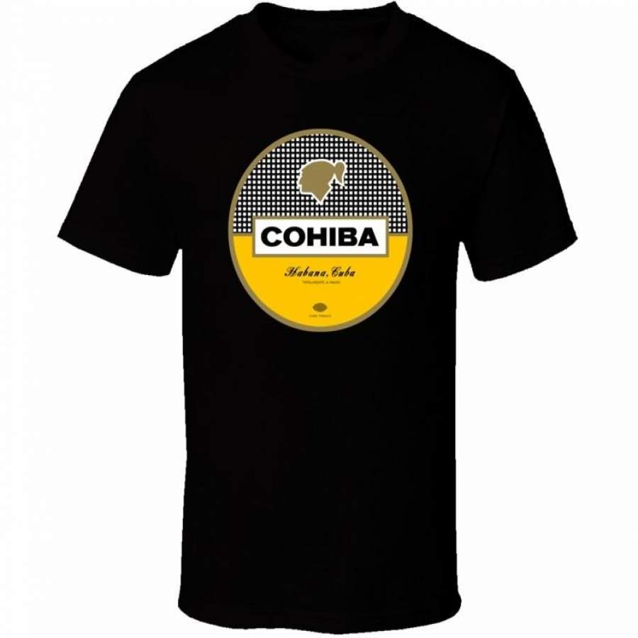 Cohiba Habanos T-shirt Cigar Tobaco Cigarillo Havana Cuba Cuban