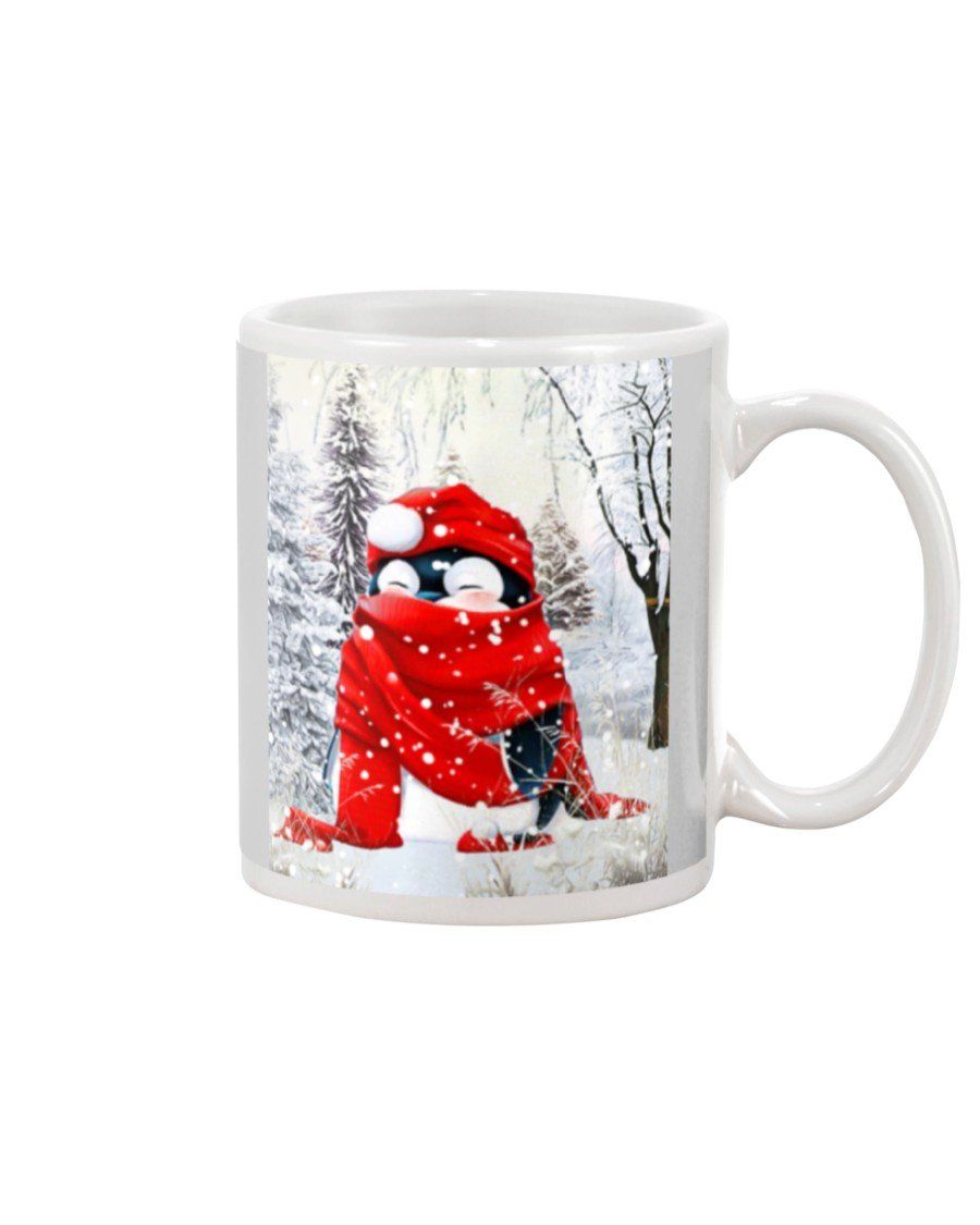 Little Baby Penguin Wearing Christmas Gift For Penguin Lovers Mug