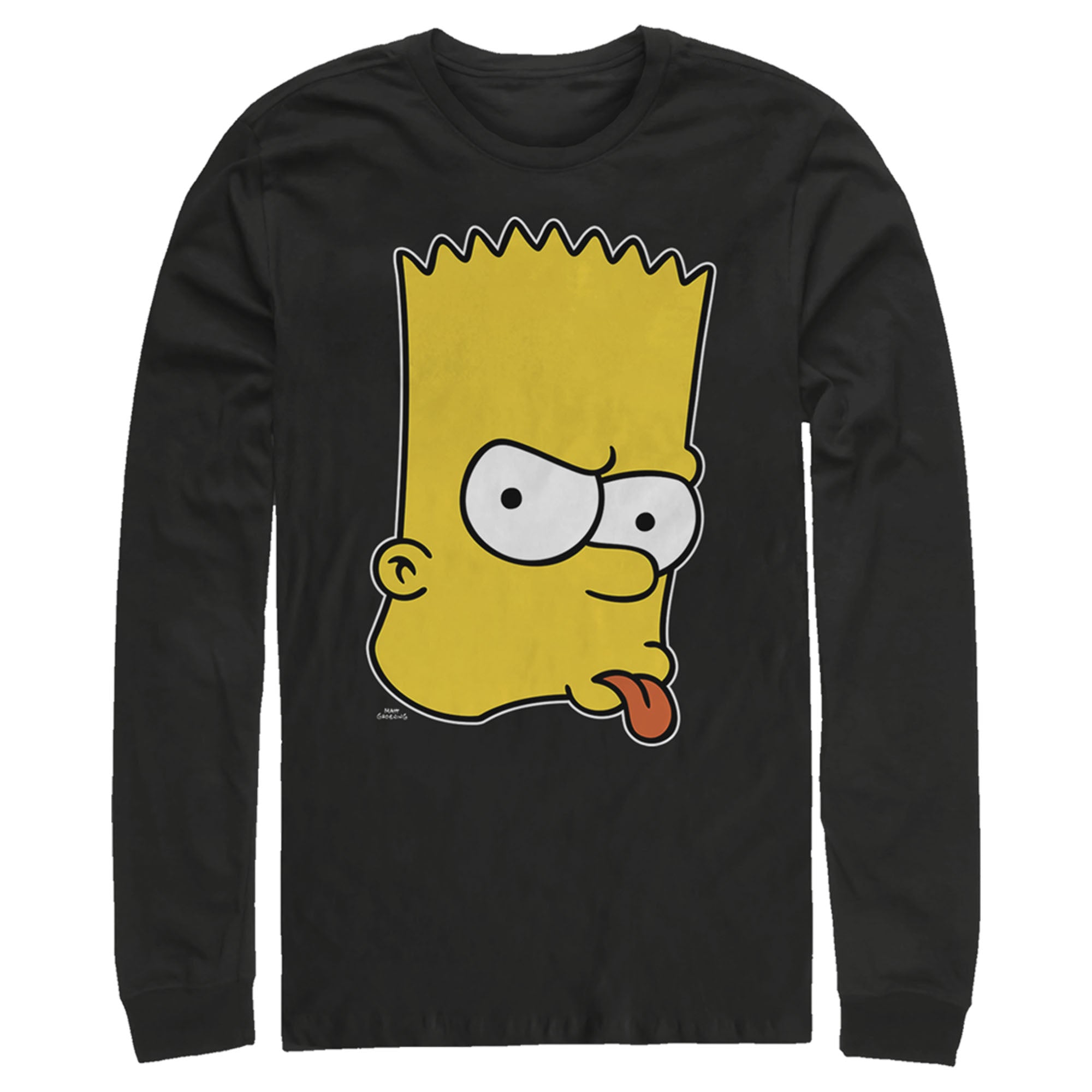 The Simpsons Men’S Brat Bart  Long Sleeve Shirt