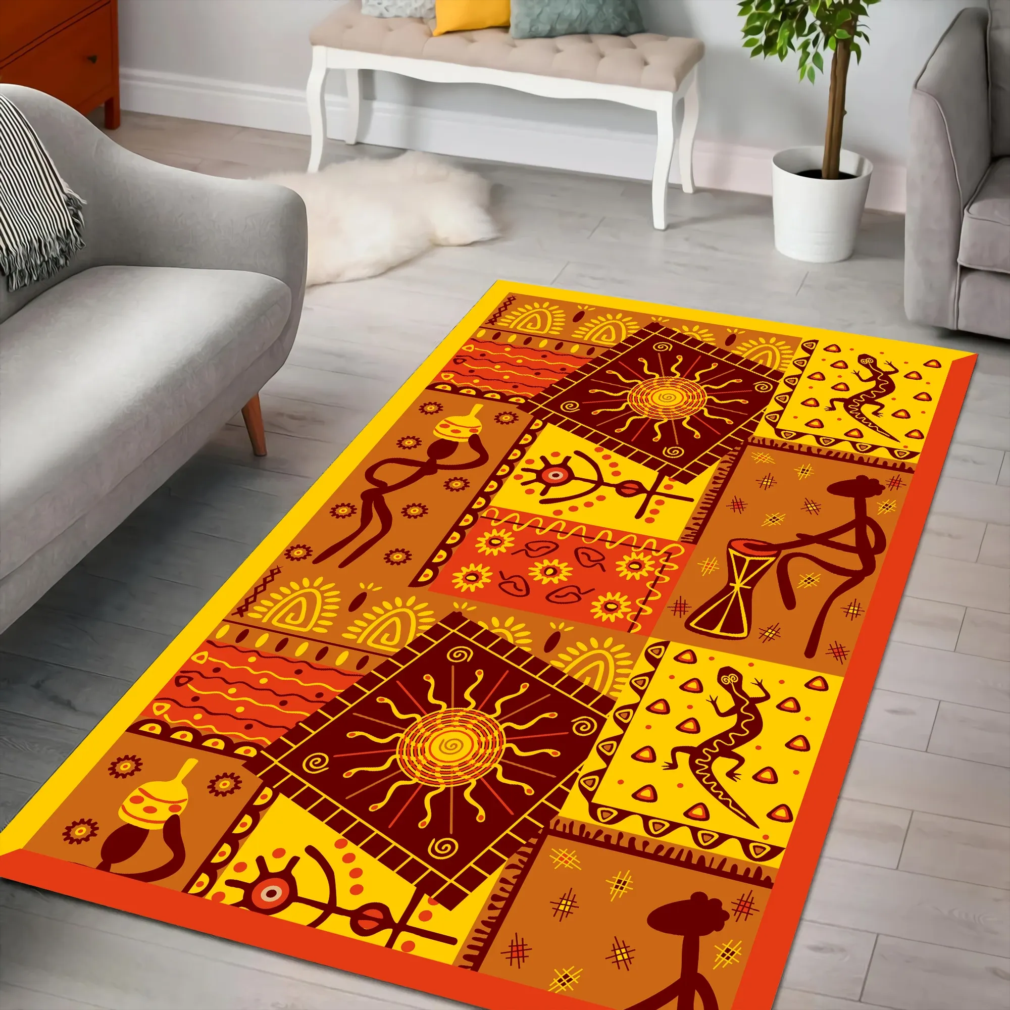 Africa Symbols Africa African Patterns Rug