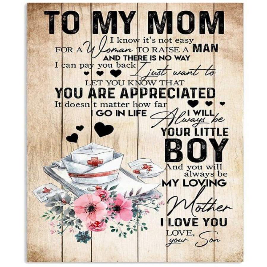 TO MY MOM, I ALWAYS LOVE YOU Vertical Poster