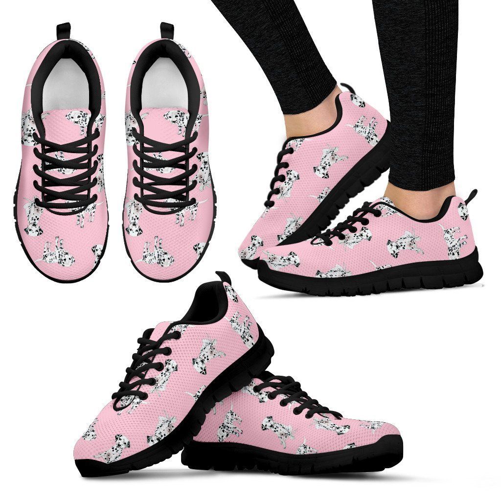 Dalmatian Puppy Pattern Print Sneakers Shoes