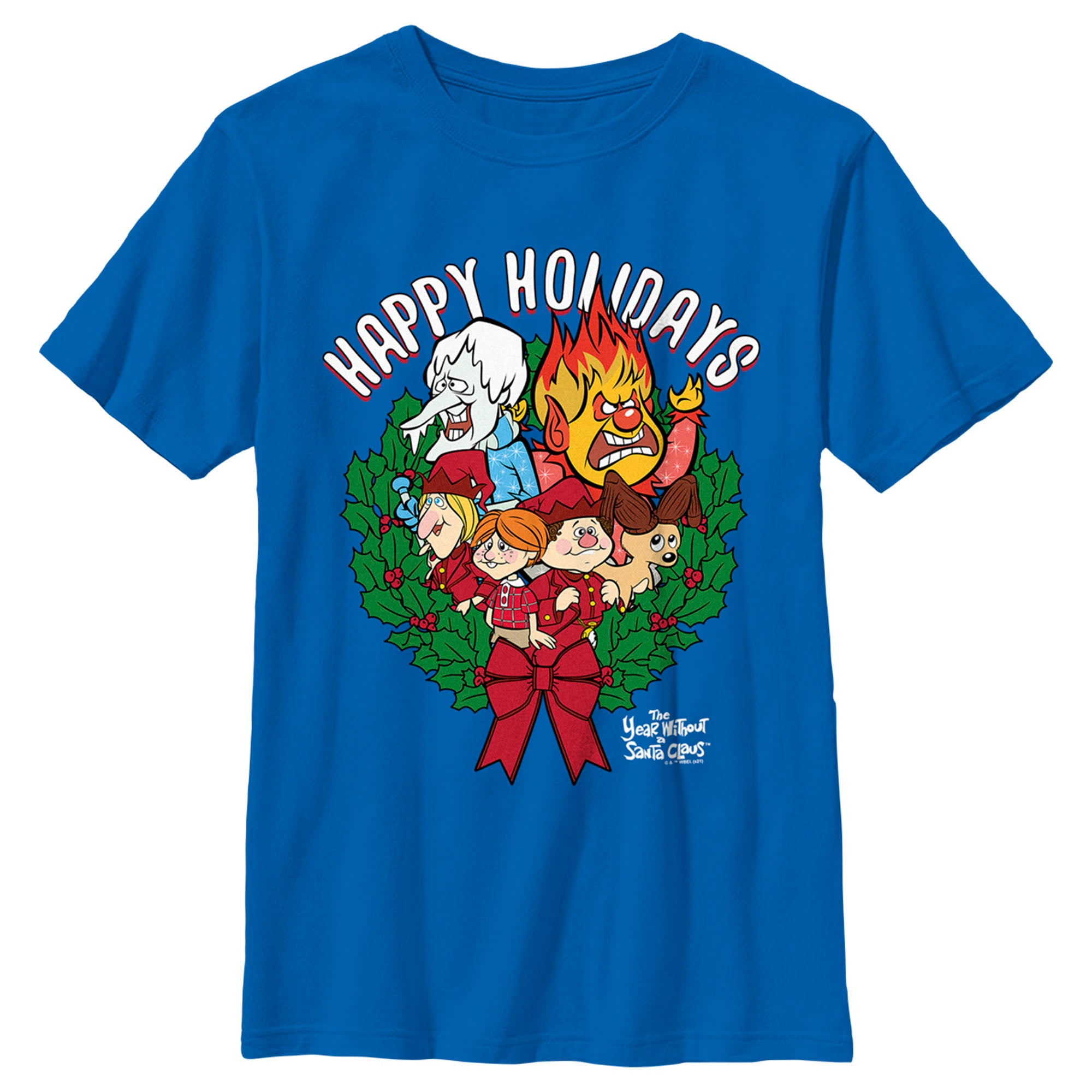 The Year Without A Santa Claus Boy’S Happy Holidays  T-Shirt