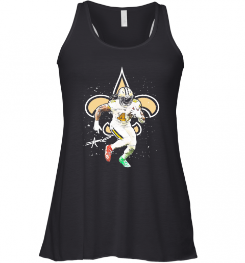 New Orleans Saints Alvin Kamara Signature Racerback Tank