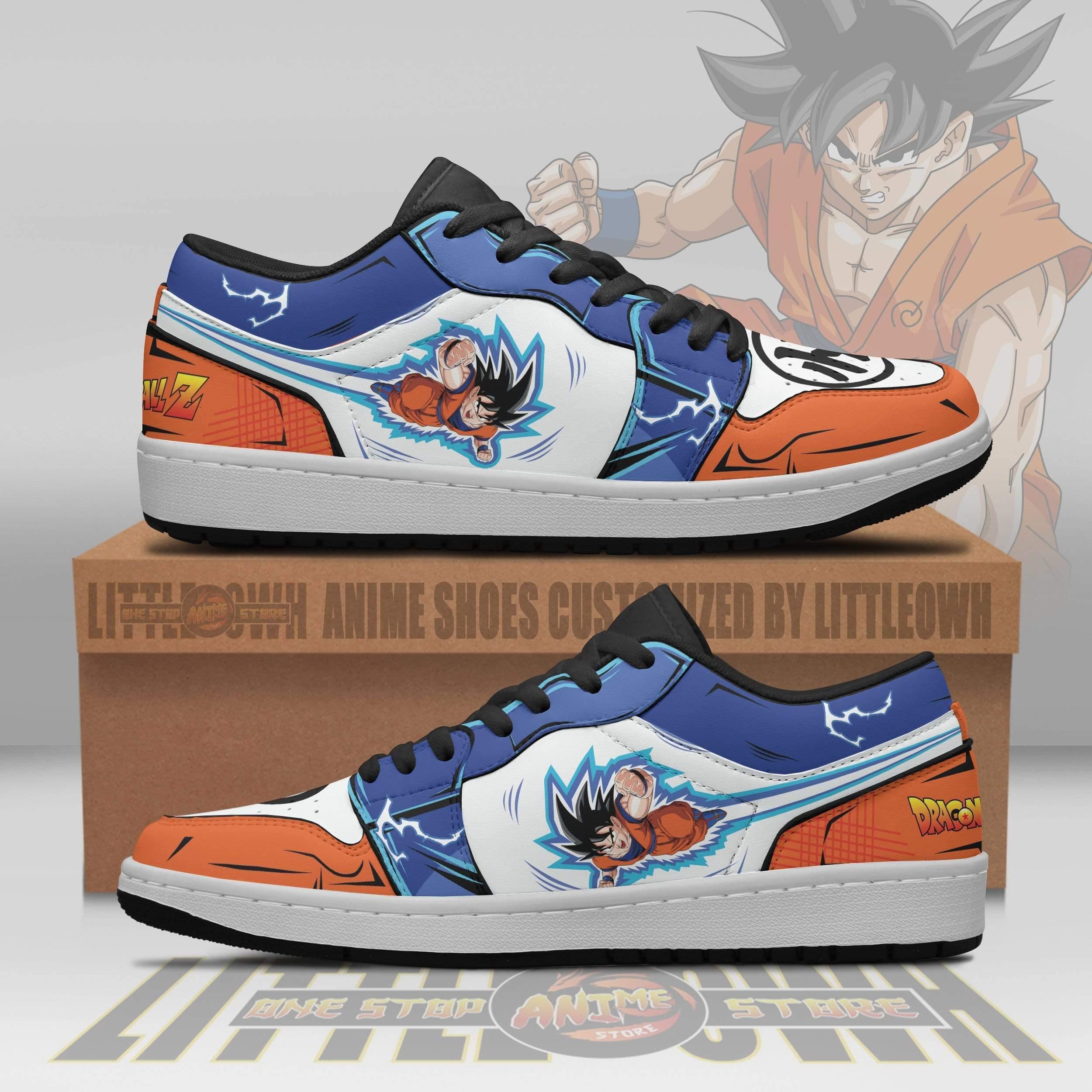 Son Goku Shoes Custom Dragon Ball Anime Jd Low Top Sneakers