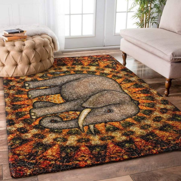 Mandala Elephant Rug RCDD81F17559