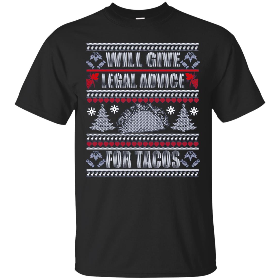 Ugly Christmas Long Sleeve Will Give Legal Advice for Tacos