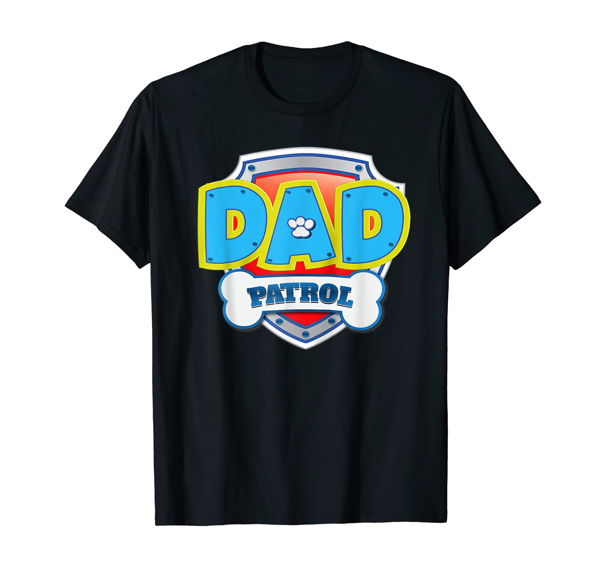 Funny Dad Patrol Dog Gift Birthday Party T-Shirt