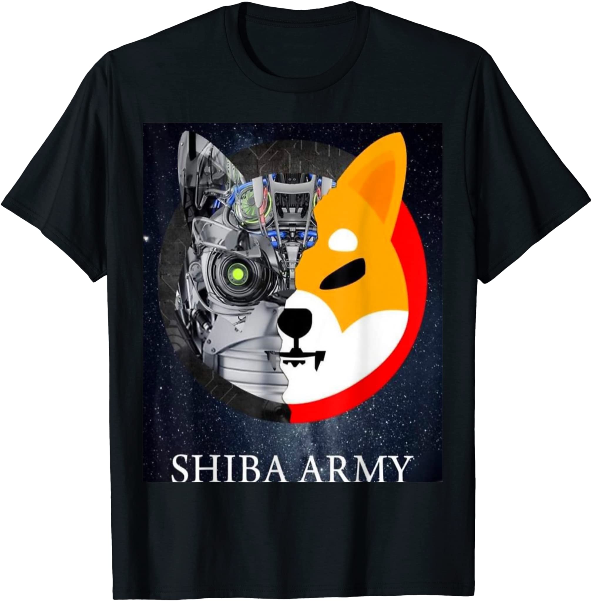 Shiba Army Shibu Inu Crypto Currency Meme T-Shirt