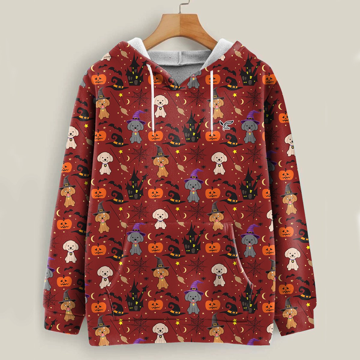 Ready To Pawty – Poodle Spaniel Halloween Hoodie