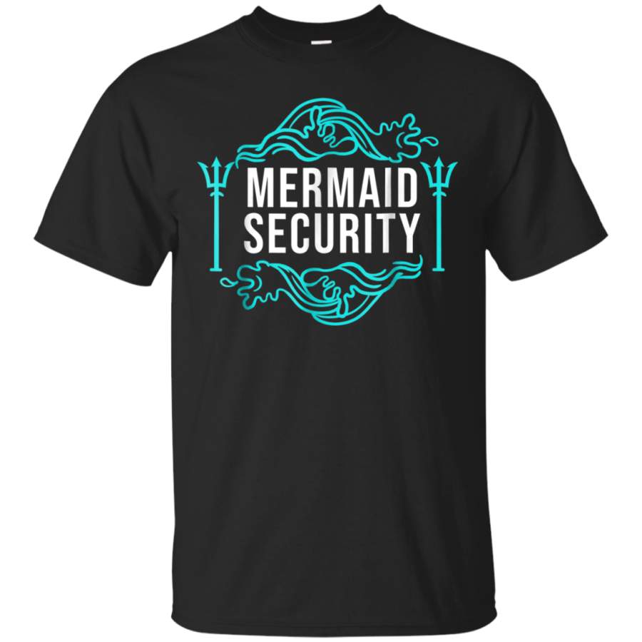 AGR Awesome Mermaid Security Turquoise Fin Shirt  Gift