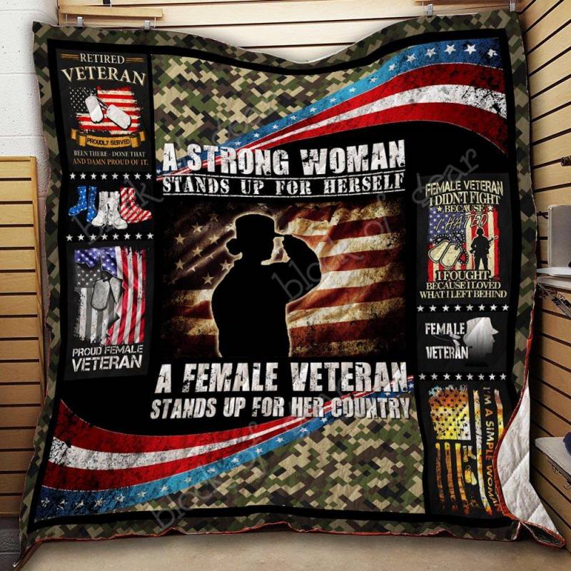 A BC-Female Veteran Quilt Blanket – TT0906