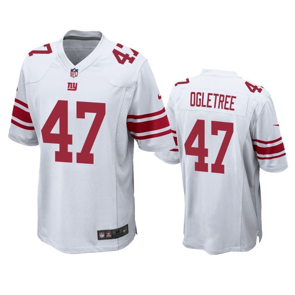 New York Giants Alec Ogletree Game White Mens Jersey