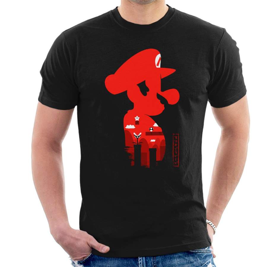 Super Mario Side Profile Japan Men’s T-Shirt