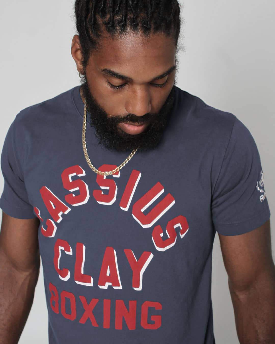 Cassius Clay 1960 Rome Navy Tee