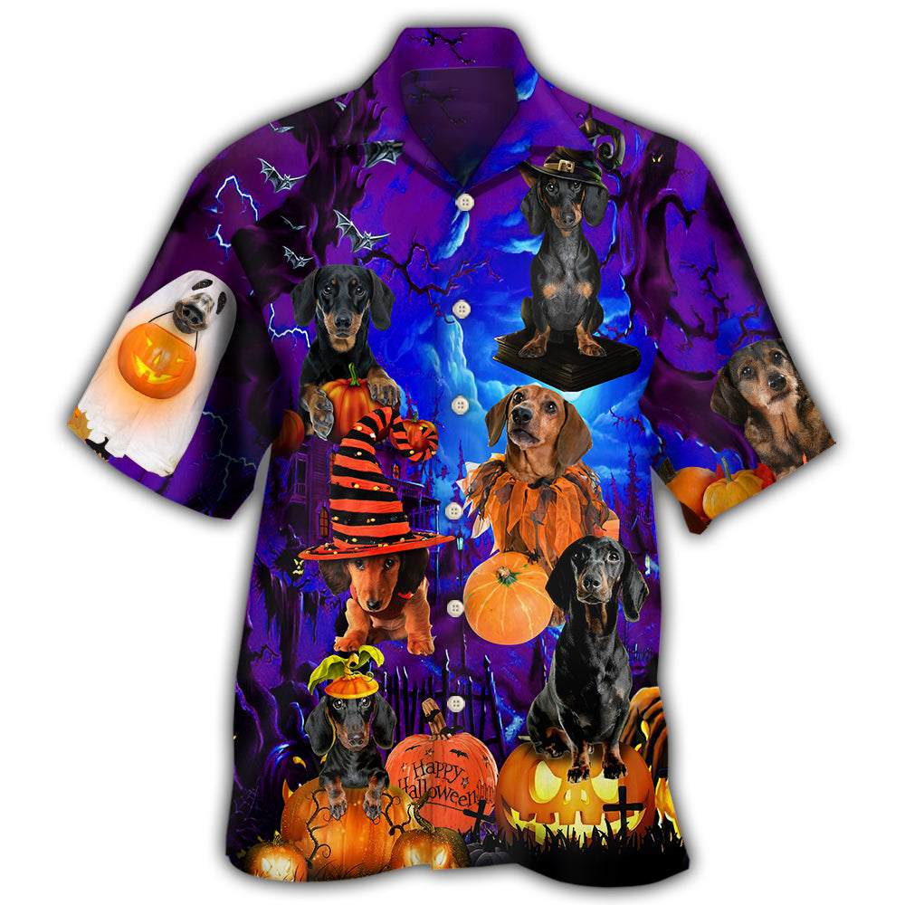 Halloween Dachshund Never Mind The Witch Hawaii Shirt Ha97538