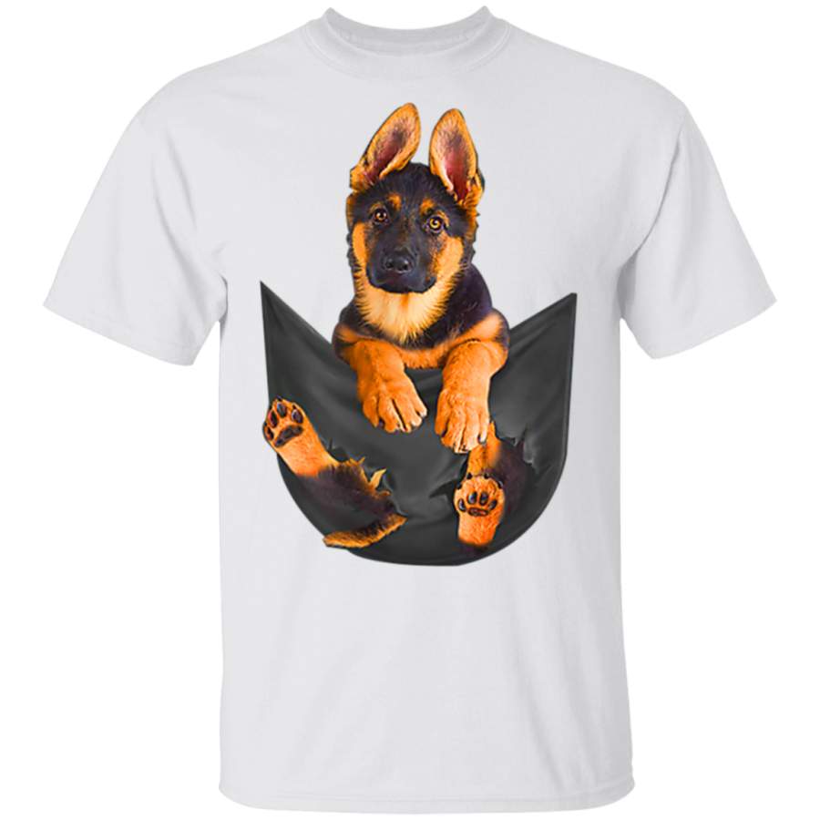 Pocket German Shepherd Puppy Cute Dog Lover TShirt TShirt