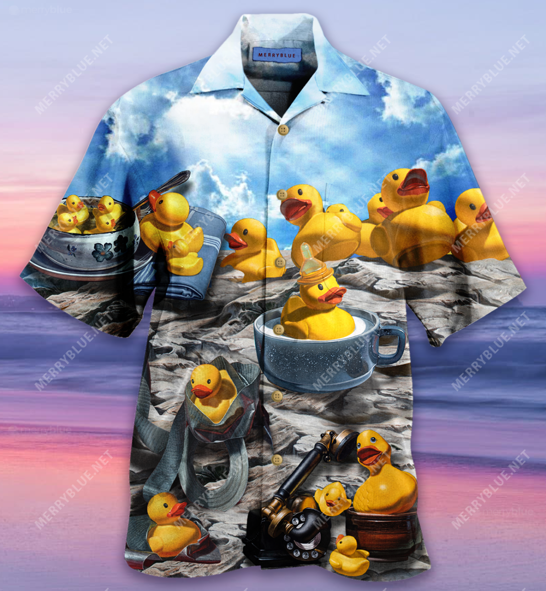 Life Is Better With Rubber Duck Unisex Hawaii Shirt Ha66551