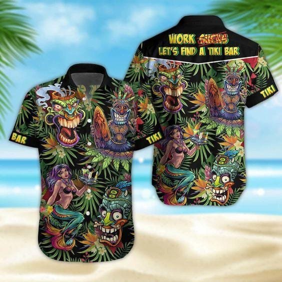 Hawaii Aloha Shirts Work Scks Lets Find A Tiki Bar Ha86585