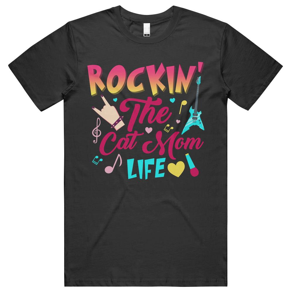 Rockin’ The Cat Mom Life Kitten Lovers T Shirts