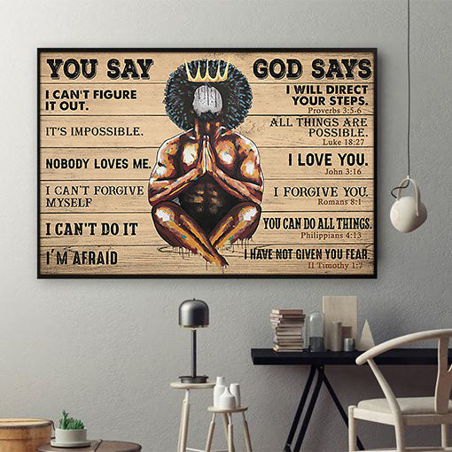 African American Poster Unique Black History Month Poster Prints Afro Women African King Bedroom Wall Stunning  Poster Home Decoration