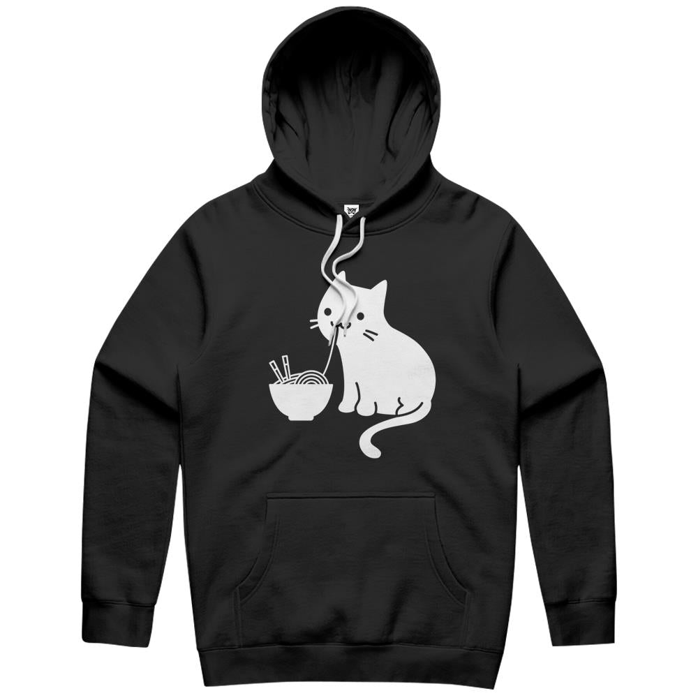 Cute Cat Eating Ramen Hoodie