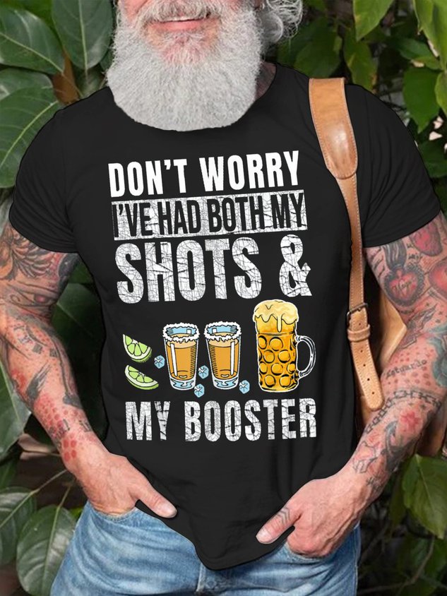 Don’T Worry I’Ve Had Both My Shots And Booster Funny Vaccine T-Shirt