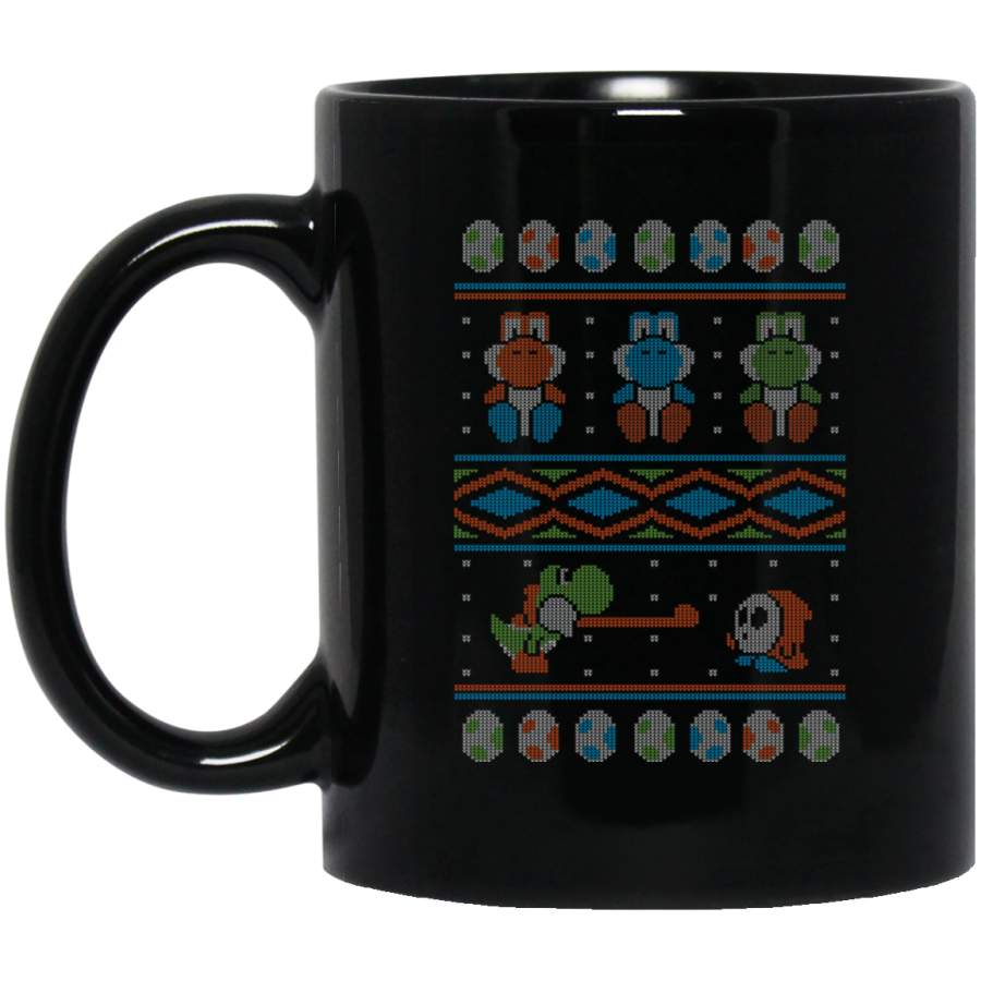 Wool is Cool.  Special Christmas Ugly Sweater Mug Black Mug